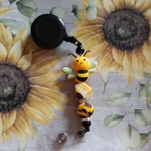 Bee-Themed Kids Badge Holder
